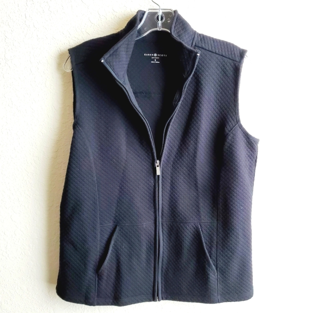 Karen Scott Sport Puffer Vest Size Small